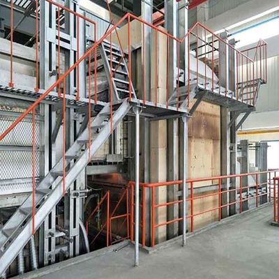 Купить Customized 380V End Fired Furnace Refractory Material Glass Furnace With Natural Gas Burner online manufacture