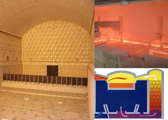 Купить Регенеративные устройства для производства стекла с концами печи мощностью 60 т online manufacture