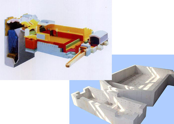 Купить прибор стеклянной машины плавя печи 100ton энергосберегающий online manufacture